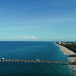 Florida Pier Deserted from Lockdown